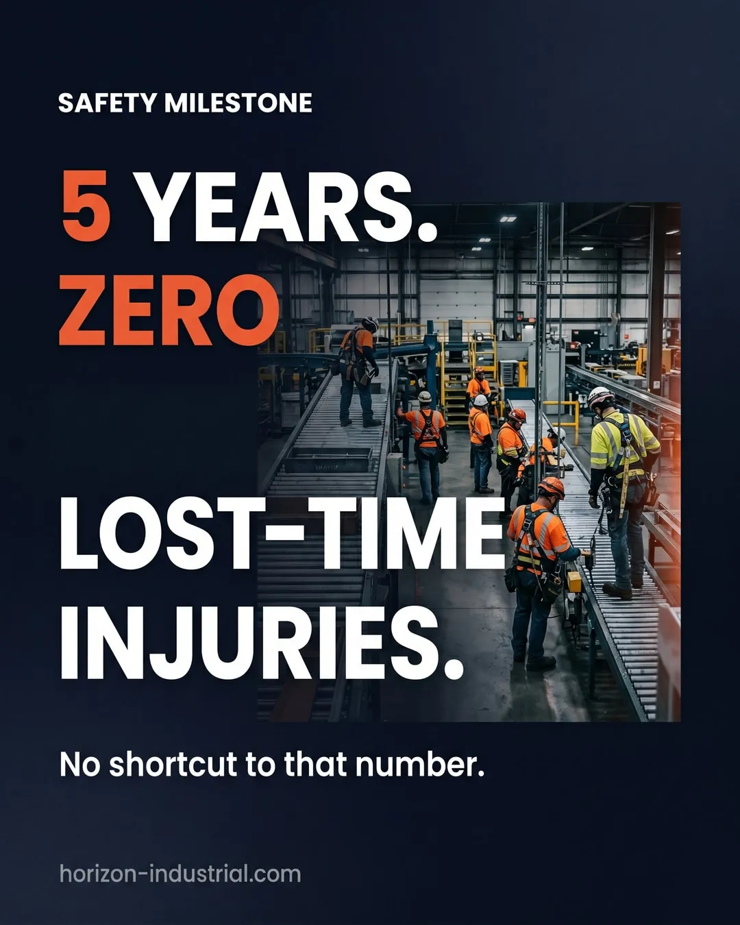 Horizon Industrial social post: Minimize downtime