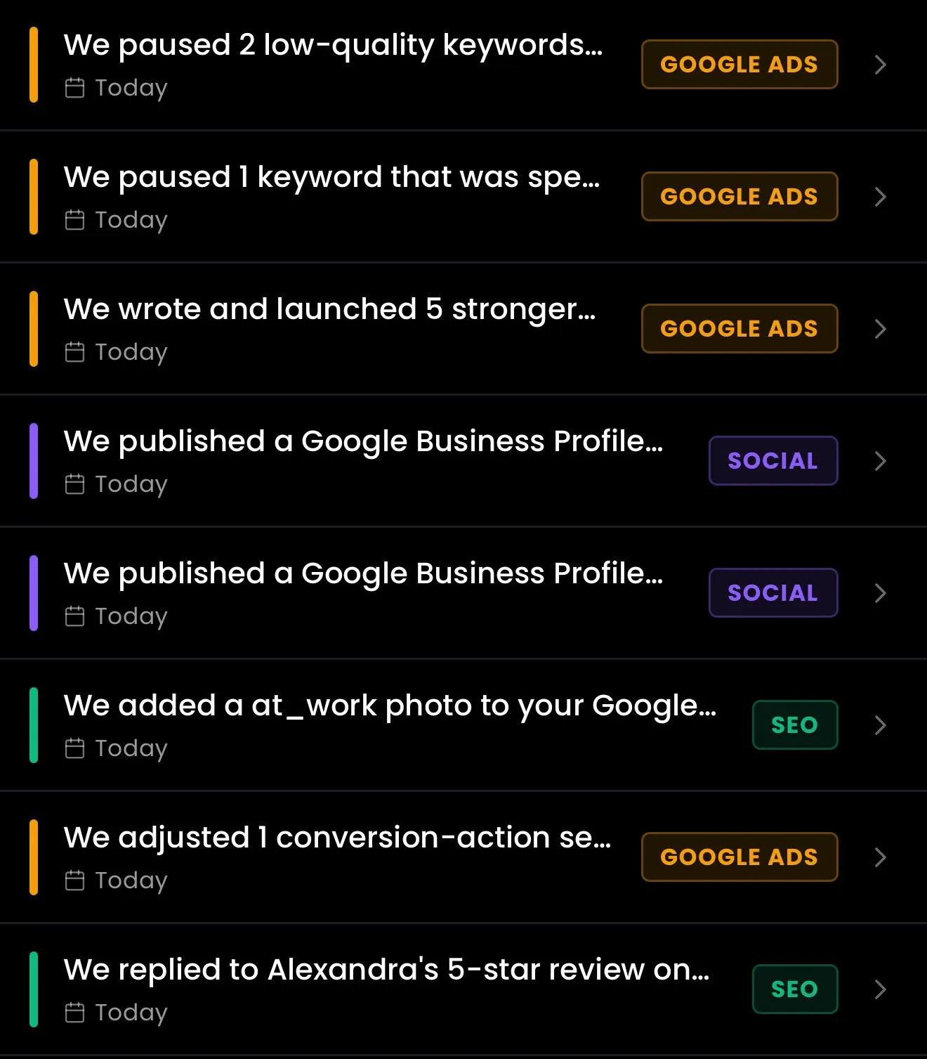 Cortex app: Transparent project management