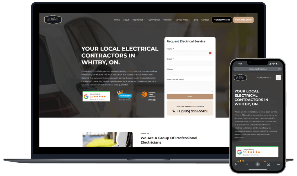Wilson Electric Case Study – 121 Leads in 90 Days | Get X Media 4 getxmedia casestudies wilson v1 1600x950 1