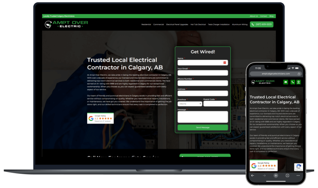 Electrician Marketing Success Case – 10x Leads | Get X Media 6 getxmedia case study mockup ampt 1600x950 1