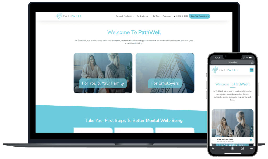 Digital Marketing for Therapists: How Pathwell Grew Fast | Get X Media 8 getxmedia case study mockup pathwell 1600x950 1